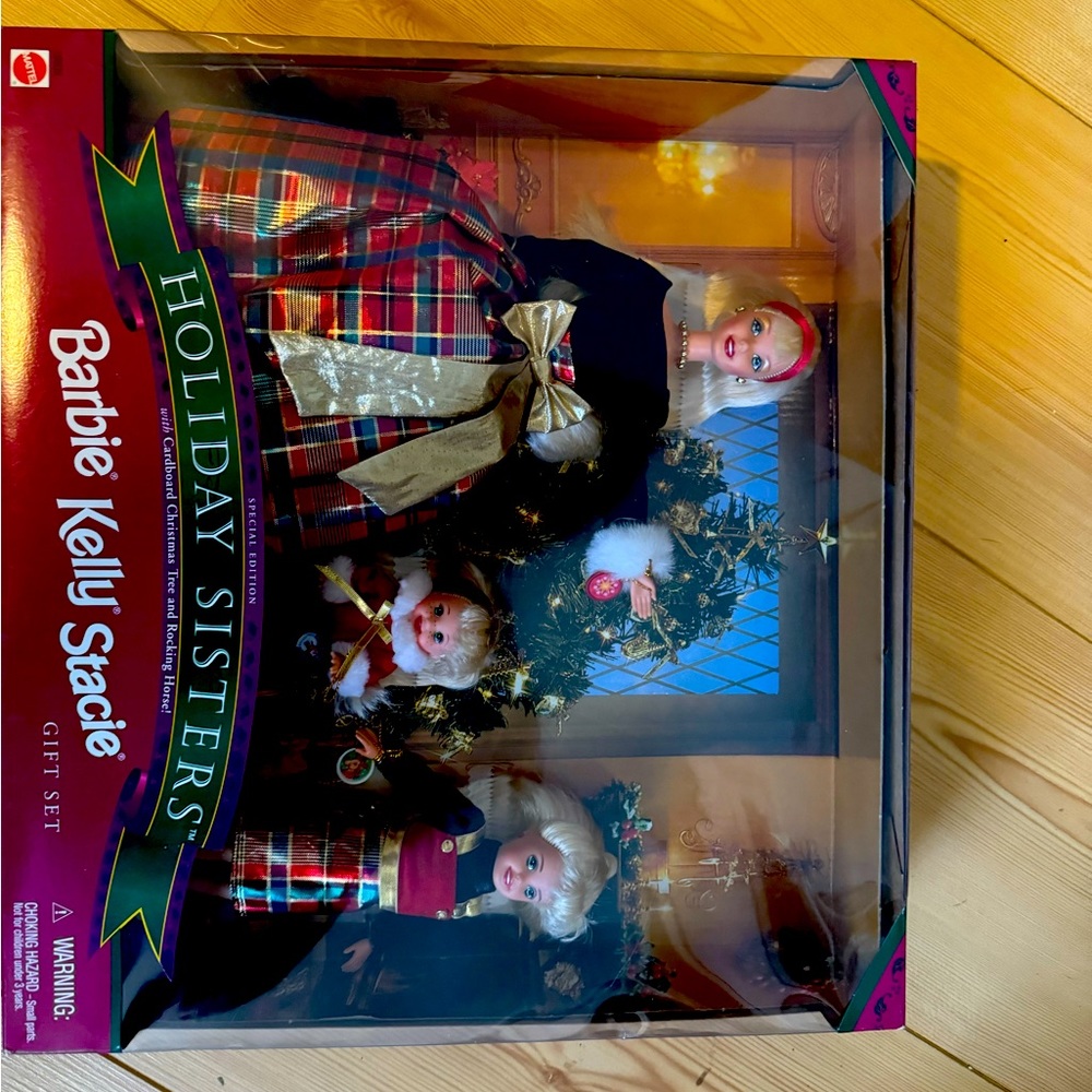 Holiday Barbie set